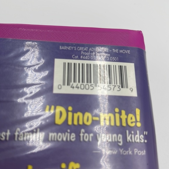 Barney’s Great Adventure The Movie VHS Tape 1998 - Picture 3 of 4